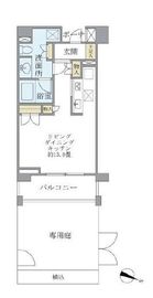 アールヴェール笹塚 1階 間取り図