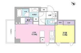 日本橋ミスモ 1102 間取り図