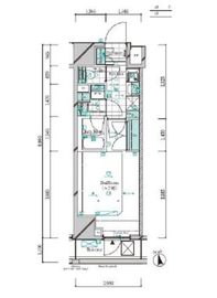 ガリシア新宿御苑 7階 間取り図