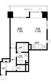 アーバンパーク麻布十番 704 間取り図