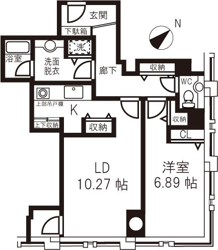 プレシス文京小石川　静穏の杜 163 間取り図