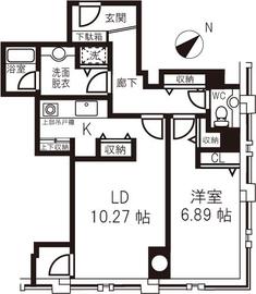 プレシス文京小石川　静穏の杜 163 間取り図