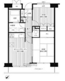 ステラメゾン武蔵小山 3階 間取り図