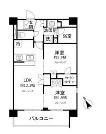 エヌステージ赤羽志茂 601 間取り図