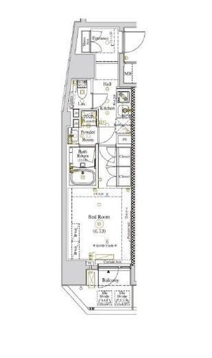 アークマーク巣鴨ステーションⅡ 901 間取り図