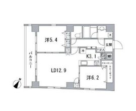 メイクスデザイン茅場町 7階 間取り図