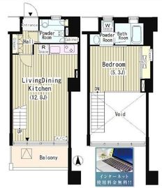 ROKA TERRAZZA （ロカテラーザ） 1504 間取り図