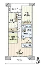 パークホームズ東陽町キャナルアリーナ 4階 間取り図