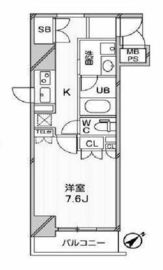 アーデンタワー新中野 406 間取り図