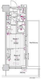 グランド・ガーラ木場 10階 間取り図