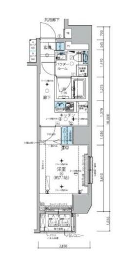メインステージ信濃町 11階 間取り図