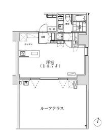 グランディオール広尾テラス 205 間取り図