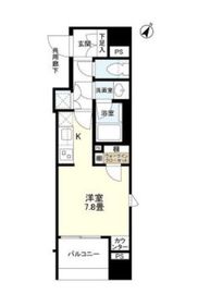 ルジェンテ日暮里 6階 間取り図