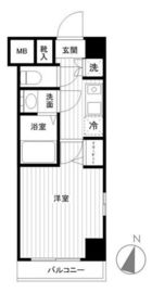 メインステージ赤坂 3階 間取り図