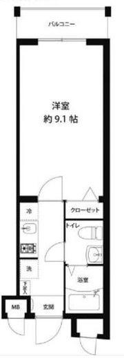 レオーネ馬込 108 間取り図