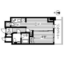 ドゥーエ幡ヶ谷 306 間取り図