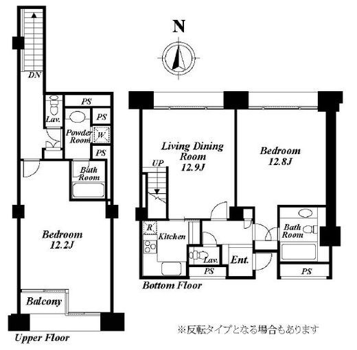 品川プリンスレジデンス 1320 間取り図