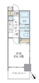 レジデンシア麻布十番 206 間取り図