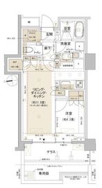 パークホームズ東中野 1階 間取り図