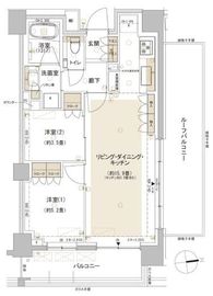 パークホームズ東中野 3階 間取り図