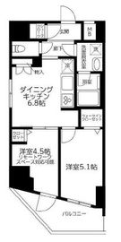 アイル王子ノルド 4階 間取り図