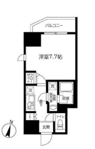 アイル王子ノルド 4階 間取り図