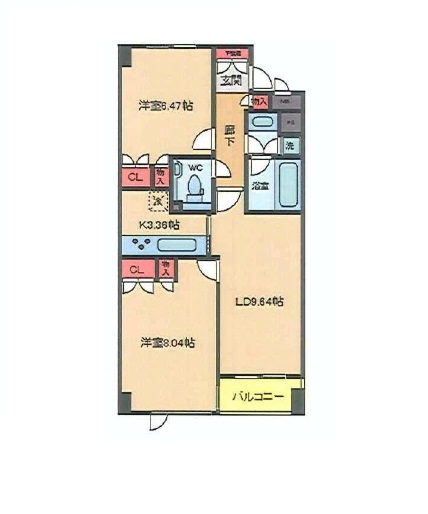 NK青山ホームズ 602 間取り図