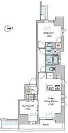 ブリリアイスト町屋 708 間取り図