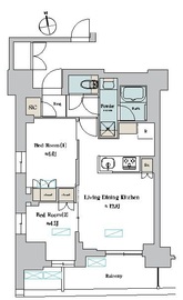 ブリリアイスト町屋 901 間取り図