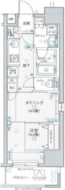 日神デュオステージ浅草三筋 4階 間取り図