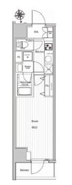 プレミアムキューブジー東新宿 7階 間取り図