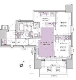 クリオ日本橋久松町 6階 間取り図