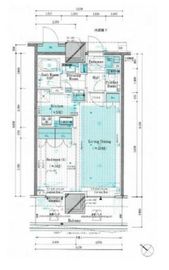 ブランズタワー豊洲 15階 間取り図