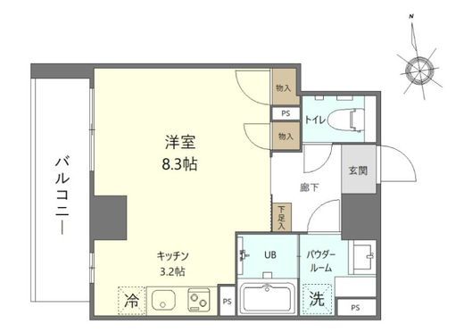 ブリスコート 102 間取り図