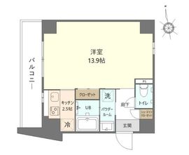 ブリスコート 103 間取り図