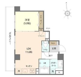 ブリスコート 402 間取り図