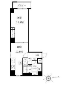 ブリスコート 101 間取り図