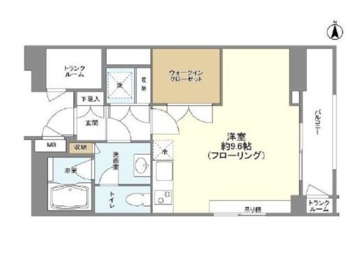 セジョリ高円寺 6階 間取り図