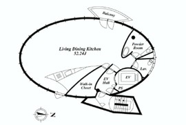 イグレック 801 間取り図