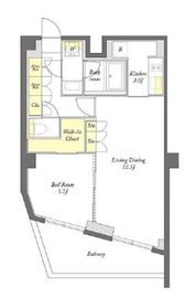 プライムメゾン下北沢 309 間取り図