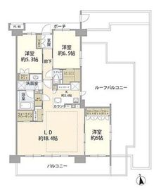 ブリリアシティ石神井台 9階 間取り図