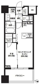 リビオレゾン板橋本町ステーションサイド 5階 間取り図