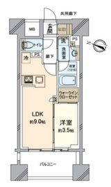 リビオレゾン板橋本町ステーションサイド 4階 間取り図