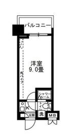 レジディア錦糸町 417 間取り図