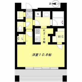 アクシルコート目黒花房山 407 間取り図