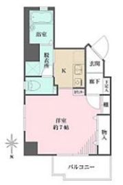 R.イシバシレジデンス 402 間取り図