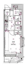 クレイシア神楽坂 2階 間取り図