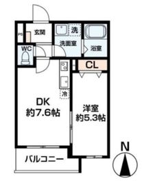 ザ・シティレジデンス学芸大学 104 間取り図