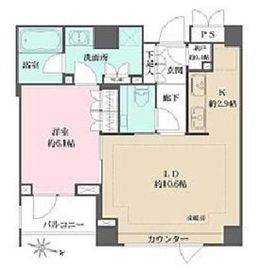 パークハウス中目黒 3階 間取り図