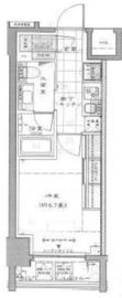 リビオレゾン新虎通り 4階 間取り図